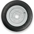 Rubbermaster - Steel Master Rubbermaster 5.30-12 4 Ply Highway Rib Tire and 4 on 4 Eight Spoke Wheel Assembly 599164